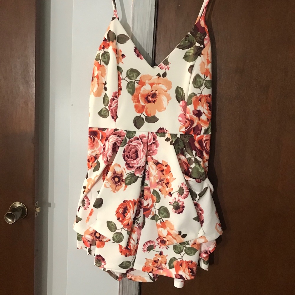 Romper tank top dress